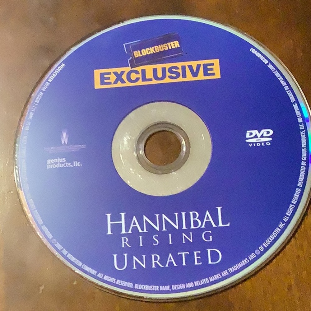 DVD Hannibal rising unrated